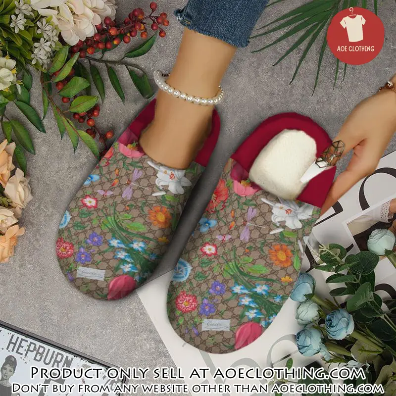 Gucci fleece slippers luxury inhouse slippers ihs1004 aoe2211849